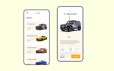 Garage inventory app design mobile app design product design ui ui ux ux