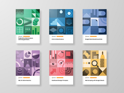 Data Analytics Bootcamp - Book Cover Design branding design flat graphic design icon icon design icon set illustration illustrator vector