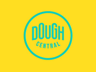 Dough Central branding identity logo london pizza pizza logo pizzeria restaurant restaurant branding smiley smiley face tooting