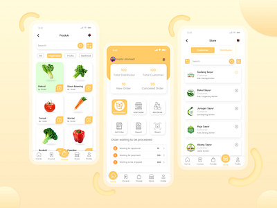 KEBUN ABAH ( Sales Order Management APP) app app design application management app managment order order management ordering orders point of sale sales sales app sales management sales manager ui ui design ui mobile uidesign uiux