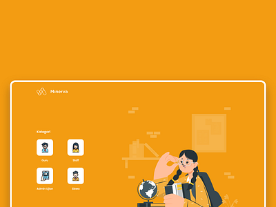 Minerva System Academic academic academics app appdesign design education illustration minimal uidesign uiux uiuxdesign web