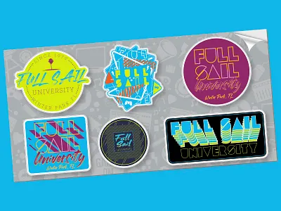 Full Sail University decals v2.0 florida full sail winter park florida