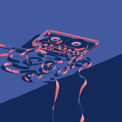 Cassette Power! art art direction design illustration illustrator photoshop procreate