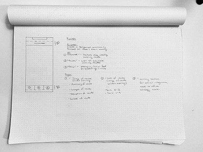 Wireframes — "Run HFX" (Mobile Web App) app drawing fitness interface design mobile mobile app mobile product mobile web runner running running app sketch sketches web design wire framing