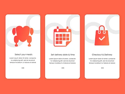 Fresh Meat Screens fresh meat meat app walkthrough screen