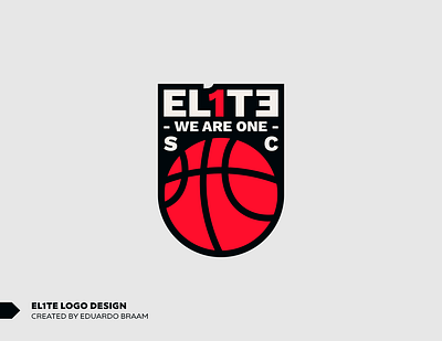 EL1TE - LOGO DESIGN basketball branding design logo minimal