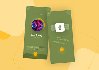 Podcast App app app design application design minimal podcast app radio app ui ux