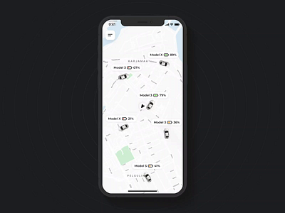 Zero-emissions car rental - rent a car flow app app design auto automobile automobiles automotive black car car rent car sharing fleet ios rent tesla transportation transportation app ui ui ux ux white