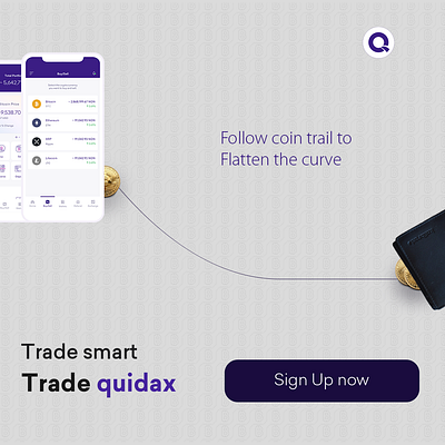 Quidax branding design flat illustration ui web