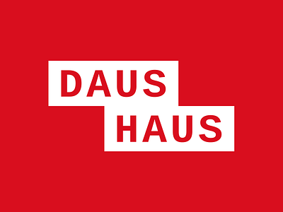 Daus Haus Logo 2 words logo it logo logo logo design two words