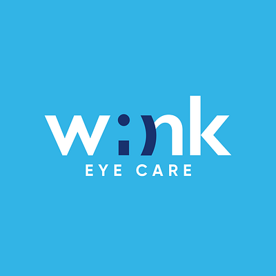 Wink: Eye Care Brand Guidelines Pt 1/3 blues brand identity branding eye care eyecare eyelogo logo monochromatic optics optometrist optometry wink winklogo