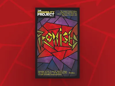 "Promised" Theatrical Key Art key art theater design theater posters