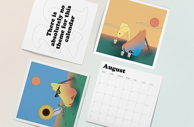 A Random 2021 Calendar (cont'd) adobe illustrator calendar graphicdesign illustration illustrator series graphic typography vector