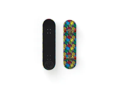Pattern design - Skateboard pattern design skateboard