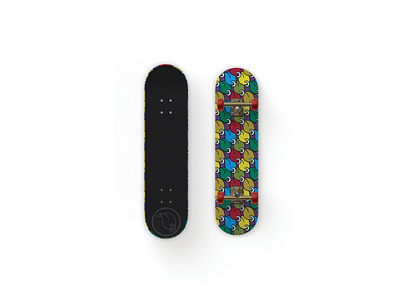 Pattern design - Skateboard pattern design skateboard