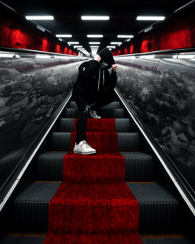 Urban Wear advert composite advertising apparel