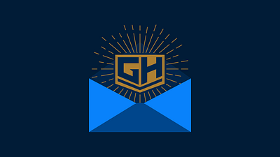 Logo Sunburst inside Envelope art design email email design email template envelope illustration illustrator logo sun sunburst template ui vector