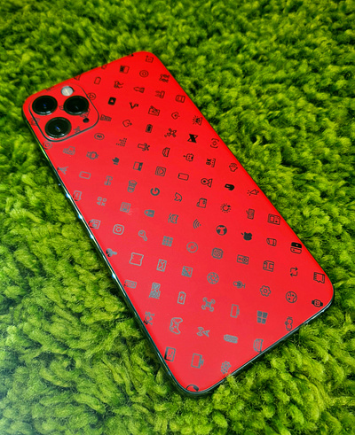 Red Code Icons Skin dbrand iphone mkbhd redcode skins