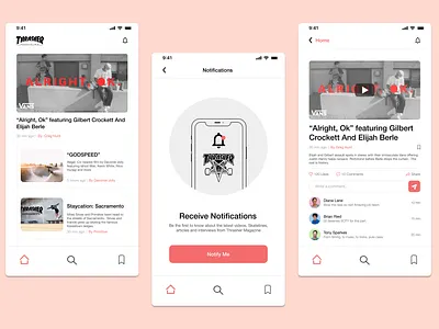 Thrasher mobile redesigns
