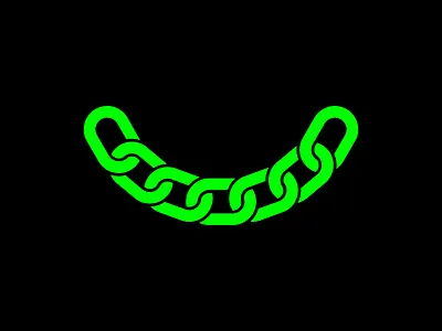 Shackles branding chain print shackles smile taldesign vitaliy rynskiy