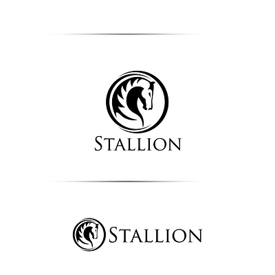 Stallion design illustration logo vector