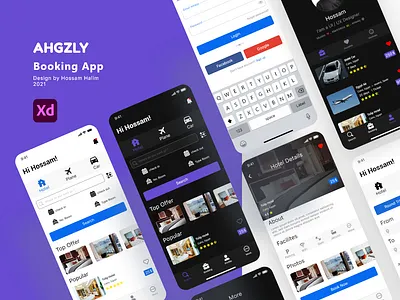 Booking Applications adobe xd android app branding design ios ui ui ux ui ux design ui design ui ux uidesign uiux ux wireframe