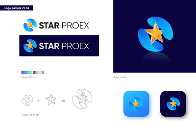 Star ProEX Logo Design Project 3d 3d logo branding corporate icon logo logo design logodesinger logoinspiration logotype modern logo typography ui ux vector web