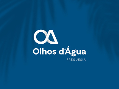 Olhos d'Água agua algarve branding fish monogram olhos portugal tourism