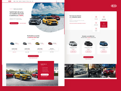 KIA graphic ui ux webdesign