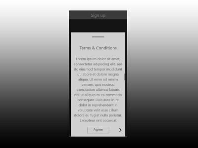 terms of service #089 app dailyui design ui