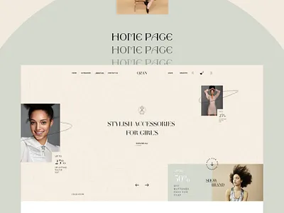 About Us Qzan about us branding design fashion homepage slider style typography ui ux vintage web design webdesign website