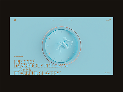 un_finished_003 3d choice clock free freedom motivation power psd unfinished womenstime