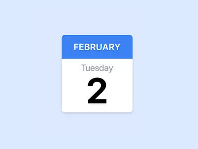 Calendar Widget Tailwind calendar code codepen design figma tailwind tailwindcss ui web design web development widget