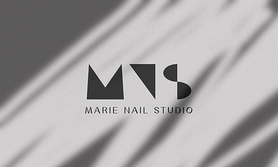 logo design for nail stusio branding design flat graphic design logo logo design minimal