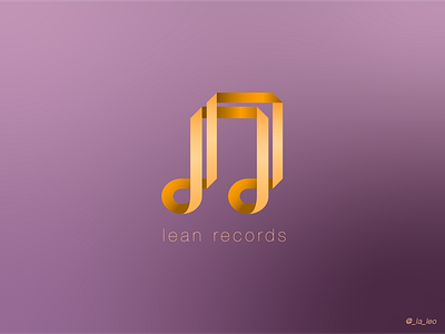 36 lean records dailylogo dailylogochallenge design illustration lean leanrecords logo record label recordlabel records vector
