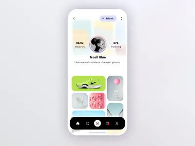Social mobile app figma instagram ios iphone mobile mobile app design photo social app social media social network ui
