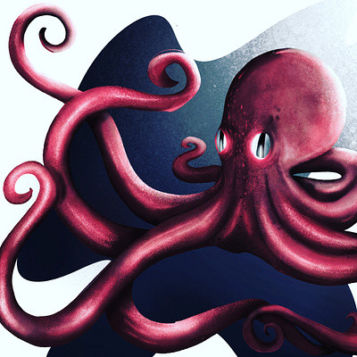 Octopus animation art design icon illustration illustration art illustrator logo octopus sea type typography ui ux vector