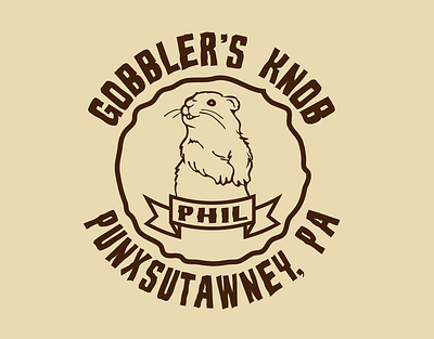 Groundhog Day Punxsutawney Phil T-Shirt Design adobe illustrator design graphic design graphic tees illustration logo print design sticker design t shirt design typography vector