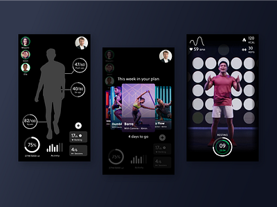 Fiit You (Smart fitness mirror) concept design design fitness fitness app ui