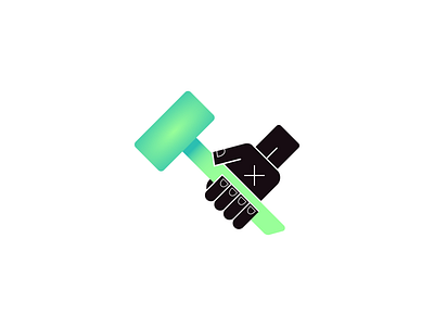 Work Ethic - Rebound ethic fist hammer icon rebound