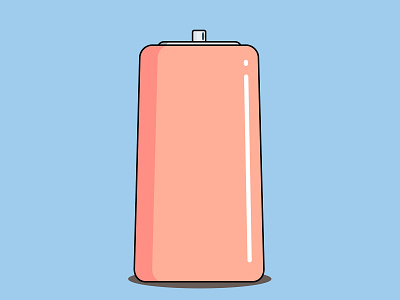 spray paint can illustrator paint simple spay vector