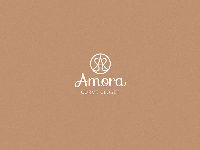 AMORA CURVE CLOSET 2d brand brand design brand identity branding branding design chic design flat icon icons identity logo logodesign logos logotype mark type typography vector