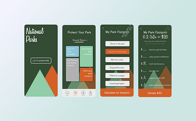 Promoting Sustainability | National Parks carbon footprint eco enviroment mobile app national parks outdoors outdoorsy sustainability sustainable