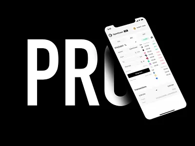 OpenOcean PRO dApp / Mobile app bitcoin blockchain btc crypto currency defi exchange minimal minimalist ui ux wallet