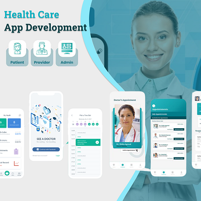 Health care App Development android app android app development app development doctor app doctor appointment healthcare ios app iosappdevelopment mobile app