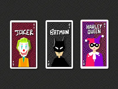 DC Cards batman card dc dc comics harleyquinn joker playingcard