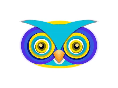 OWLY EYES adobe illustrator character graphic art graphic design icon illustration india logo owl vector