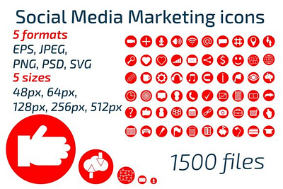 Free Social Media Marketing Icons - Commercial Usage Allowed business cards commercial use freebies graphic icon set social media pack