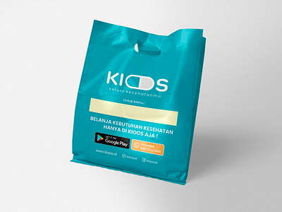 KIOOS Plastic Bag bag branding design health healthcare plastic