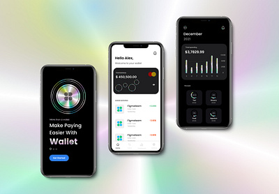 Wallet-ui-kit figma figmadesign hologram table uidesign uikits wallet ui walletapp